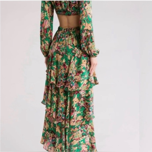 A.L.C. Bell Silk Maxi Dress - Picture 2 of 14